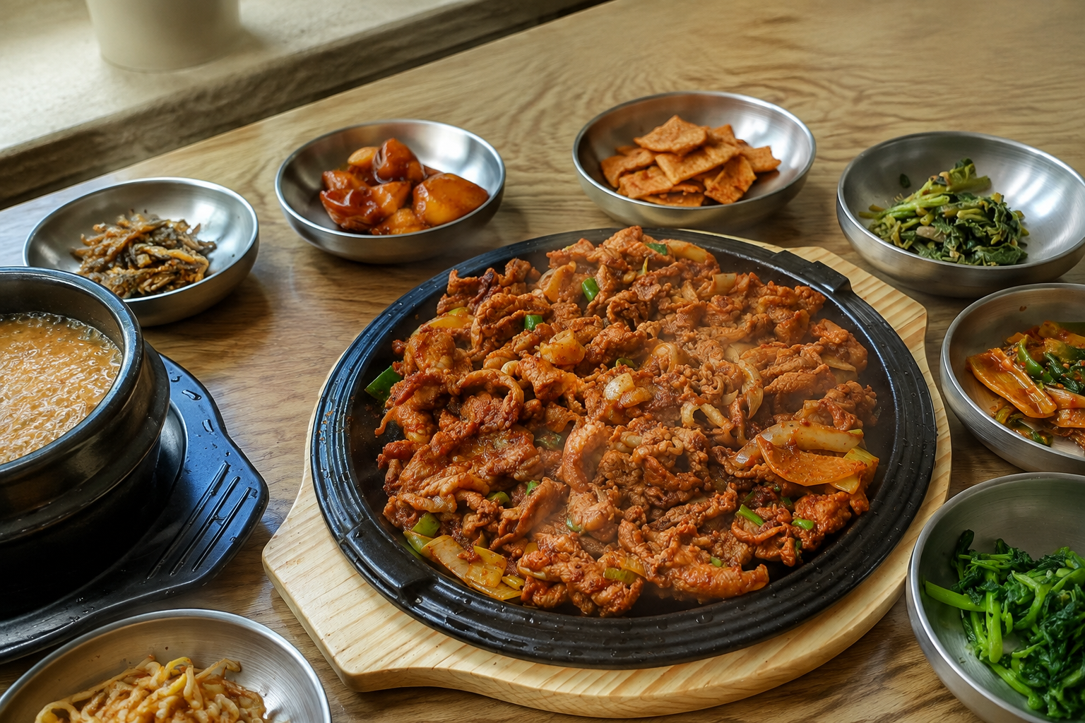 돼지김치제육 플레이스 완성 사진