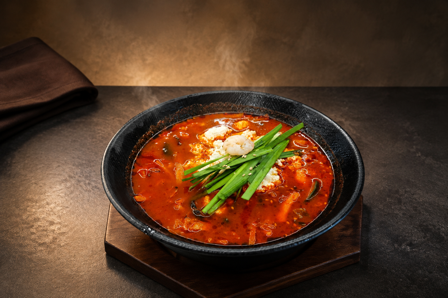 수제짬뽕순두부 매장·키오스크 완성 사진