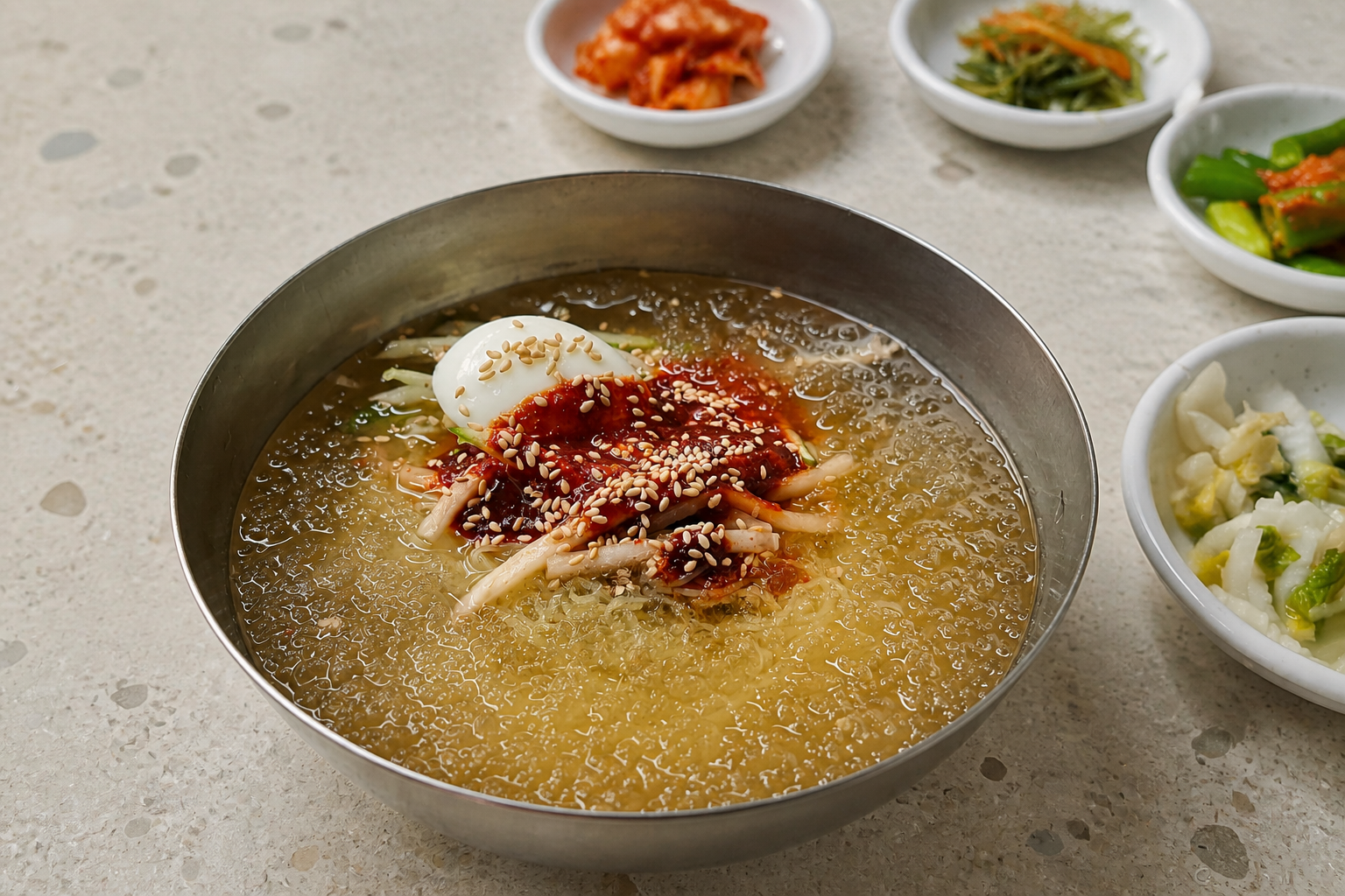 물밀면 플레이스 완성 사진