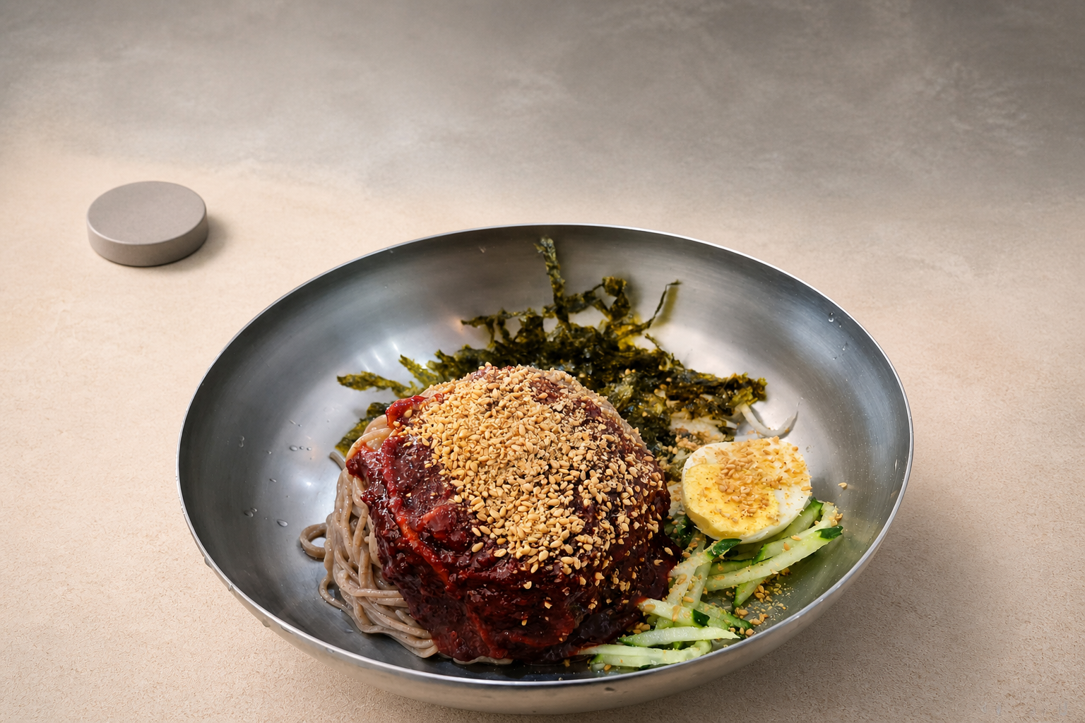 비빔막국수 매장·키오스크 완성 사진
