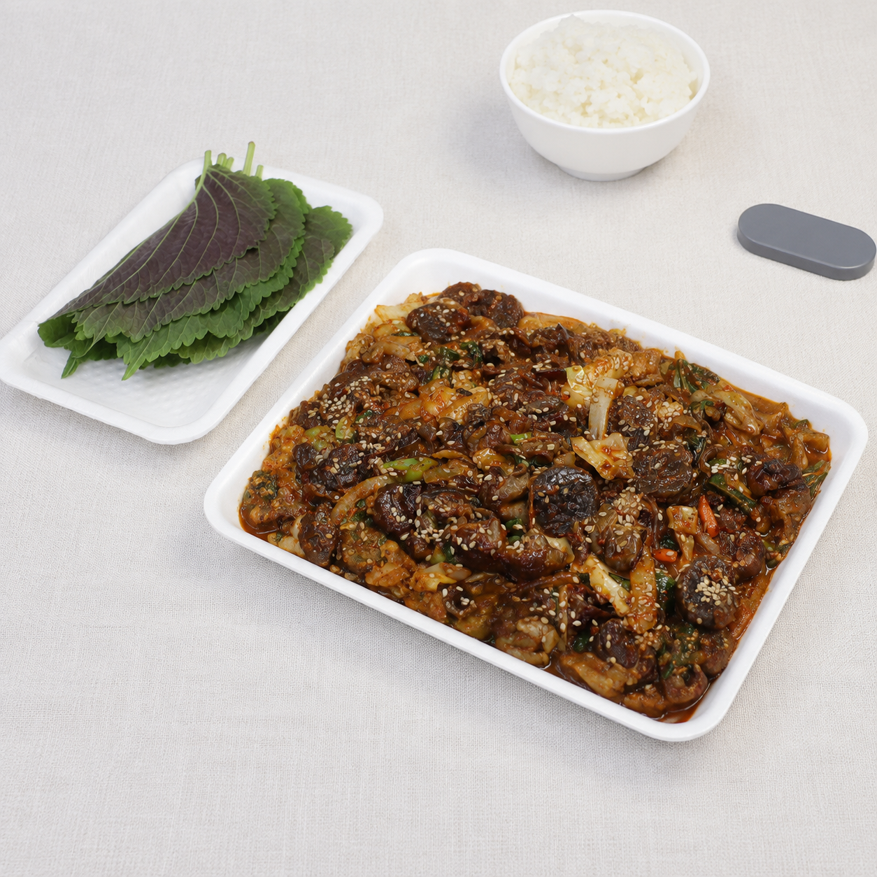 곱창순대볶음 배달앱 완성 사진