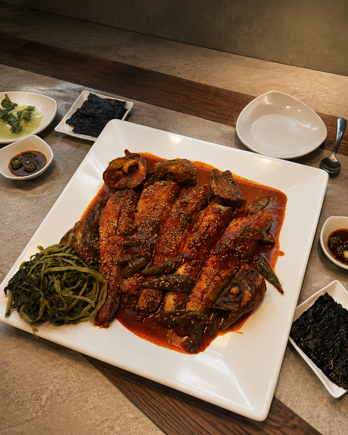 시래기 코다리조림 매장·키오스크 완성 사진